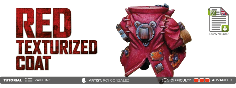 Textured in red tones - Painting Tutorial